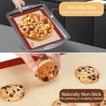 thumbnail image 4 of Silicone 3 Pack – Non-Stick Reusable Silicone Baking Sheets for Oven – Cookie & Macaron Mats – 2 Half Sheet + 1 Quarter Sheet – BPA-Free, Dishwasher Safe, 4 of 4