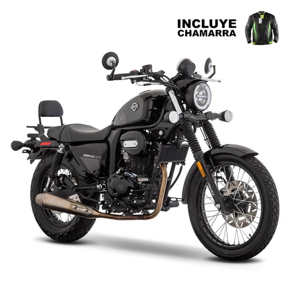 MOTOCICLETA CHOPPER TC300 NEGRO