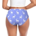 thumbnail image 3 of Womens Underwear white Mountain Goat cute Cuteness No Show Seamless Underwear for Women, Soft Stretch Women's Panties, Hipster Ladies Panties Bikini Underwear Briefs, 3 of 6