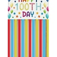 thumbnail image 4 of Colorful Theme Happy 100th Day Banner for Kids Celebration Party Decoration Photo Backdrop, 4 of 7