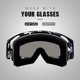 thumbnail image 3 of Gafas de moto UV400 JAMW Todoterreno Marco blanco y negro, 3 of 5