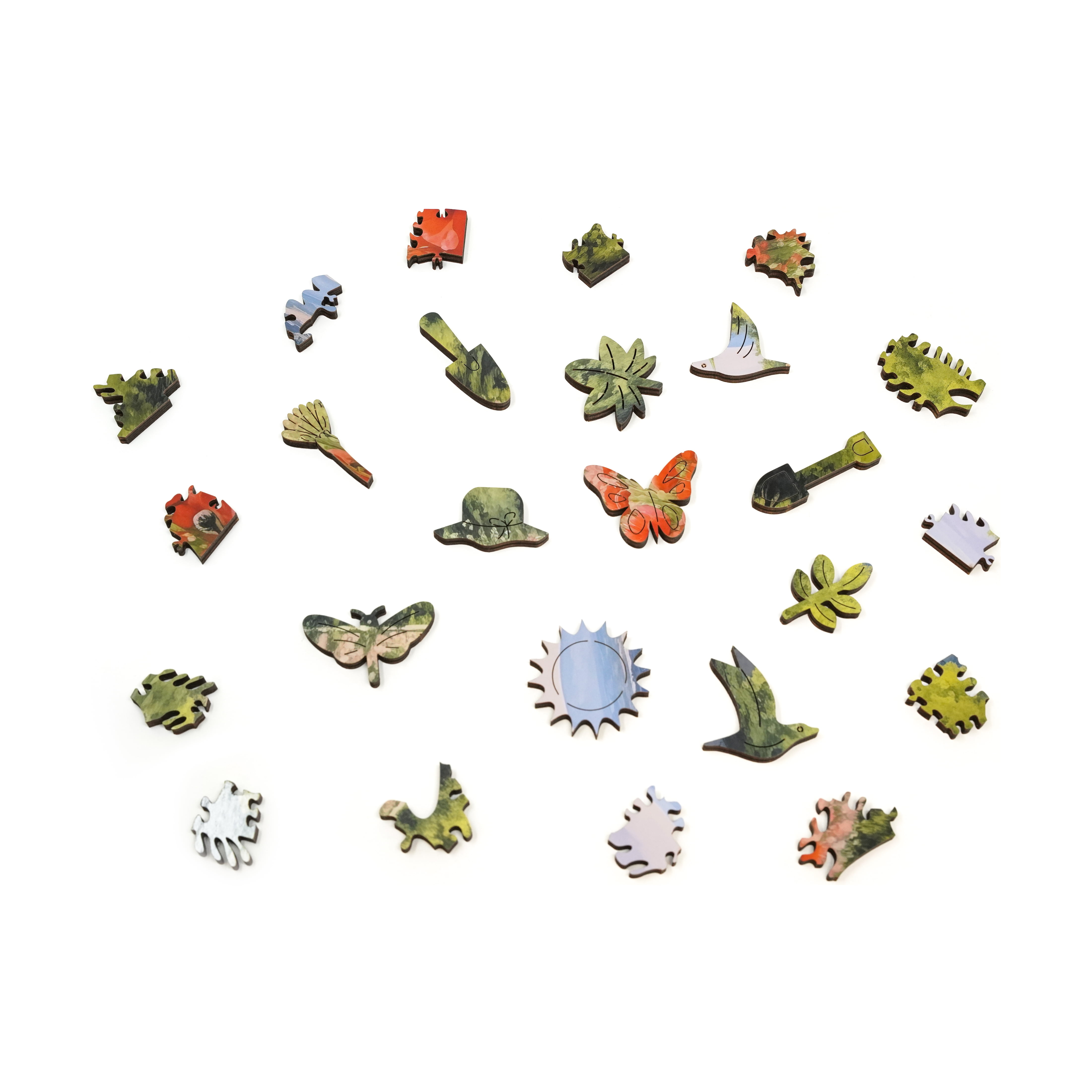 AreYouGame.com Wooden Jigsaw Puzzle - Poppy Field in Full Sun: 221 Pcs