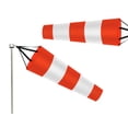 thumbnail image 3 of Red+White Airport Windsock Rip-Stop Polyester Wind Measurement Sock Bag, 3 of 8