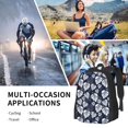 thumbnail image 6 of Balery White Leaves Backpack for Men and Women - Durable 600D Oxford Cloth -Large Capacity, Water-Resistant School, Travel, and Hiking Bag, 6 of 7