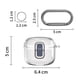 thumbnail image 3 of Funda Transparente Rígida para PC Con Mosquetón Tune Flex 2023 (marfil), 3 of 3