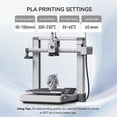 thumbnail image 3 of Epelay Silk PLA Plus 3D Printer Filament 1.75mm, Shiny Silver Finish, 1kg Spool, Strong Layer Adhesion, Smooth & Glossy Prints, Fits Most FDM Printers, 3 of 8