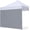 Gray, variant on Canopy Tent Sidewall for 10x10 Pop Up Canopy, 1 count, White