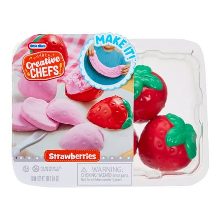 Creative Chefs Basket of Strawberries with Make-It Mix Play Sand, Ages 3 