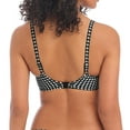 thumbnail image 3 of Freya Check In Sweetheart Padded Underwire Bikini Top (201903),38GG,Monochrome, 3 of 4