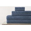 6-Piece Jacquard Vintage Floral Towel Set Med Blue