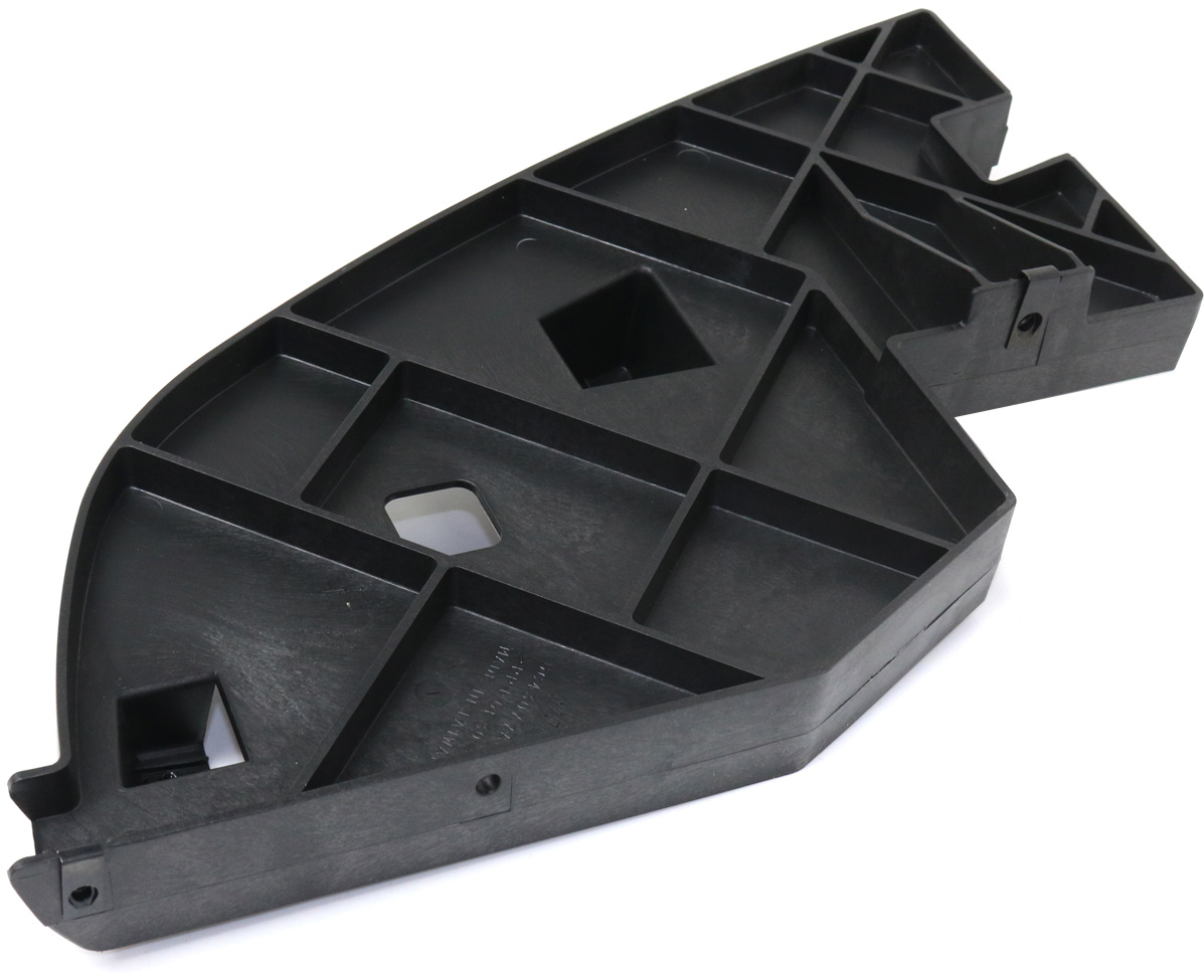 Bumper Trim Compatible With 2007-2014 GMC Yukon XL 1500 Front, Left Driver Side, Outer Black