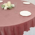 thumbnail image 5 of Efavormart 72"x 72" Dusty Rose Premium Velvet Square Table Overlay Square Tablecloth Cover For Wedding Party Event Banquet, 5 of 5
