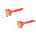 thumbnail image 1 of Oleegame 2PC Plastic Handled Paint Brushes 3 Sizes Home Decor Wall Painting Tools, 1 of 5