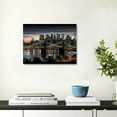 thumbnail image 2 of ONETECH Black and White Brooklyn Bridge Canvas Wall Art New York City Picture Print Skyline Painting on Canvas Modern Home Office Wall Decoration Ready to Hang 16x12inch, 2 of 6