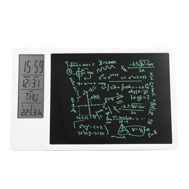Tablette d'Écriture Calendrier Électronique, Tableau d'Écriture Calendrier Électronique Tablette de Bureau Tableau d'Écriture Numérique Réponse Rapide