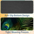 thumbnail image 4 of Peacock Feathers Square Gaming Mousepad Desk Mat Non-Slip Rubber Bottom Printed 8.3x9.8 Inch Suitable for Office and Gaming, 4 of 6