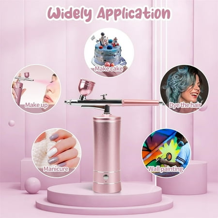 

Drill Bit Set Kit Rechargeable Cordless Compressor Auto Handheld Set Portable Wireless Air Brush For Barber Cake Decor Makeup
