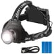 thumbnail image 1 of Linterna frontal LED ultrapotente: ideal para ciclismo o senderismo, con 5 modos: flash, SOS y zoom. Recargable con 3 baterías 18650., 1 of 5