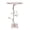 Silver, variant on GZXS Sculptural End Table with Bird & Branch Design, Silver Aluminum Accent Side Table with Pedestal Base, Elegant Decorative Table for Modern or Art Deco Spaces, 16.9" Dia x 28"H