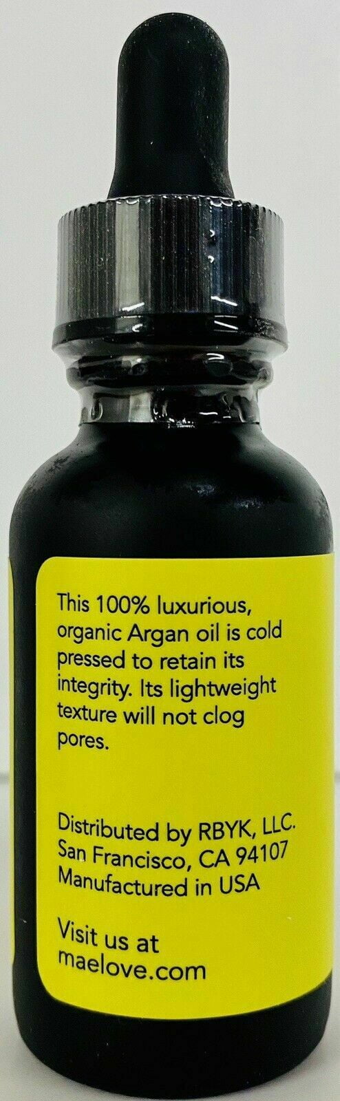 MAELOVE Pure Argan Oil Organic Cold Pressed 1 Fl oz 30 ml - Walmart.com