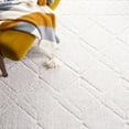 thumbnail image 6 of SAFAVIEH Marrakesh Corine Diamond Polyester Area Rug, Ivory/Beige, 6'7" x 6'7" Round, 6 of 8