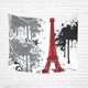 thumbnail image 1 of ABPHQTO Wall Art Torre Eiffel Tapiz de pared colgante 128x150 cm, 1 of 3