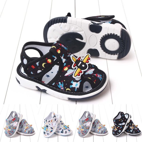 Baby Summer New Casual Comfortable Breathable Toddler Sandals Non-slip Soft Sole Baby Called Shoes Black qILAKOG Size 6