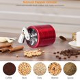 thumbnail image 4 of 4 Layers Grinder, 4- Layer Zinc Alloy Manual Crusher Mill with 3- Chambers Handle for Kitchen Spice Grinding Tool, 4 of 5