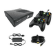 thumbnail image 1 of Microsoft Xbox 360 S 4GB Console Gaming Bundle with 2 RetroFam Controllers, HDMI & Power Cable - Refurbished, 1 of 5