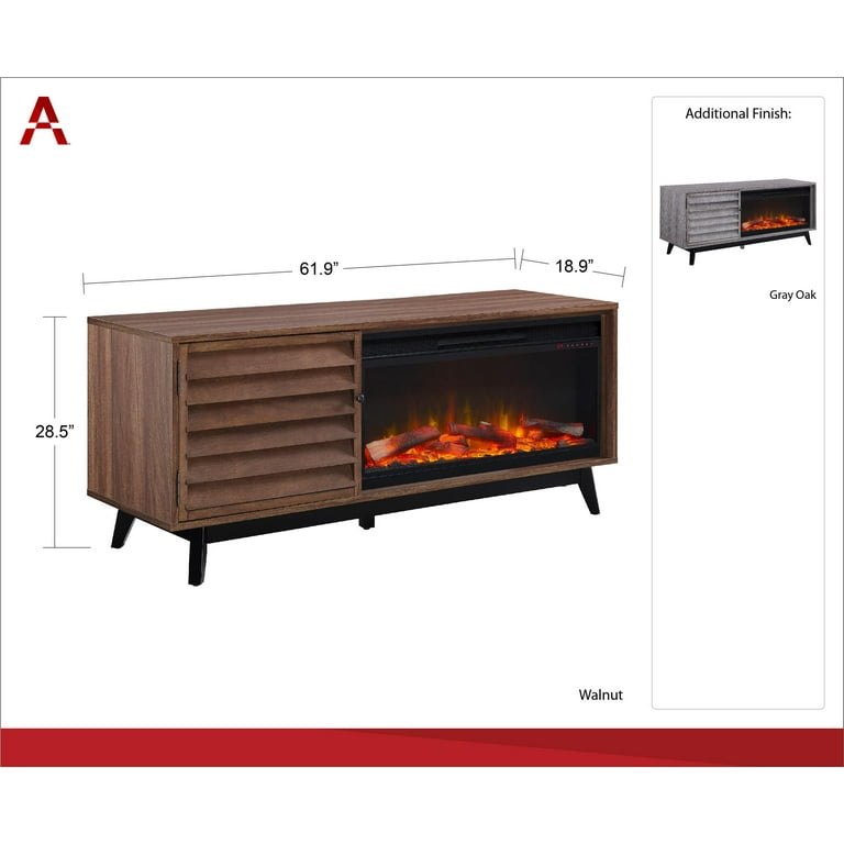 Ameriwood Home Vaughn Fireplace TV Console for TVs up to 60