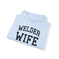 thumbnail image 4 of Welder Welding Wife Husband Wedding Hoodie, Gifts, Hooded Sweatshirt, 4 of 4