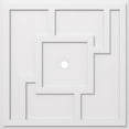thumbnail image 1 of Ekena Millwork CMP34KX-02000 34 Po OD x 2 Po ID Carré Knox Architectural Grade PVC Contemporain Plafond Médaillon, 1 of 1