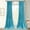 Aqua Blue, variant on Homi Drapes Double Pinch Pleated Velvet Curtains Thermal Insulated Room Darkening Drapes for Bedroom/Livingroom Along with 1 Panels,Tiebacks,Hooks (Mocha, 52"x120")