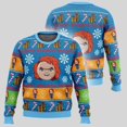 thumbnail image 2 of Suéter navideño feo de Chucky de Good Guys 2025, nuevo jersey de cuello redondo con estampado 3D de moda callejera de otoño e invierno, 2 of 4