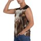 thumbnail image 3 of Balery Cow With Butterflies Camisetas sin mangas para hombre, absorbe la humedad y protege contra el mal olor.-3X-Large, 3 of 7