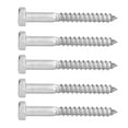 thumbnail image 4 of Tornillos de retraso hexagonales autorroscantes, tornillos de retraso de medio hexagonal de acero inoxidable 304 Tornillo de entrenador autorroscante de madera Acabado de lujo, 4 of 8