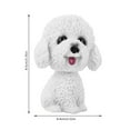 thumbnail image 2 of Shaking Head Dog Decor Car Interior Dog Decor Bobble Head Dog Car Interior Decoration Dog Shaking Head Dog Ornament Simulation Shaking Head Dog Decor Bobble Head Toy Car Interior, 2 of 8