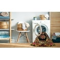 thumbnail image 2 of Ahgly Company Machine Washable Indoor Rectangle Abstract Cinnamon Brown Area Rugs, 2' x 4', 2 of 7