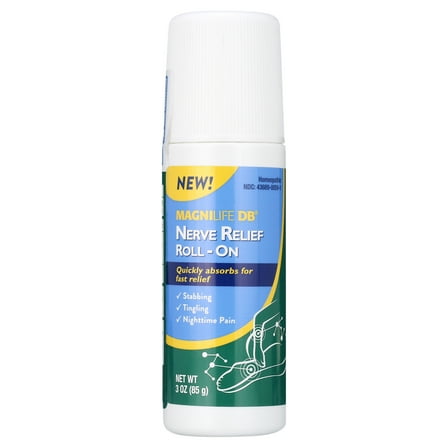 MagniLife DB Nerve Relief, Fast Comfort of Nerve Pain, Roll-on, 3oz