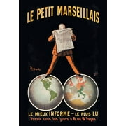 Bnf Affiches: Carnet Lign Affiche Journal Le Petit Marseillais (Paperback)