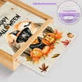 thumbnail image 4 of Happy Halloween Labrador Retriever Witches Hat Pumpkin Carving Acrylic Plaque with Wood Photo Frame Box Lab Dog Lover Gifts Light Box - 02019, 4 of 5
