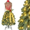 thumbnail image 1 of Costway 5 FT Artificial Mannequin Tree with 248 Branch Tips 100 Warm White LED Lights, 1 of 10