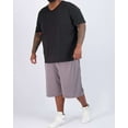 thumbnail image 5 of Real Essentials 3 Pack: Mens Big & Tall V-Neck Short-Sleeve Tech Stretch Dry-Fit T-Shirt (3X Tall-5X Tall), 5 of 6