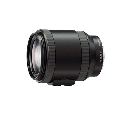 Sony - 18-200mm f/3.5-6.3 Power Zoom E-Mount Standard Zoom Lens - Black