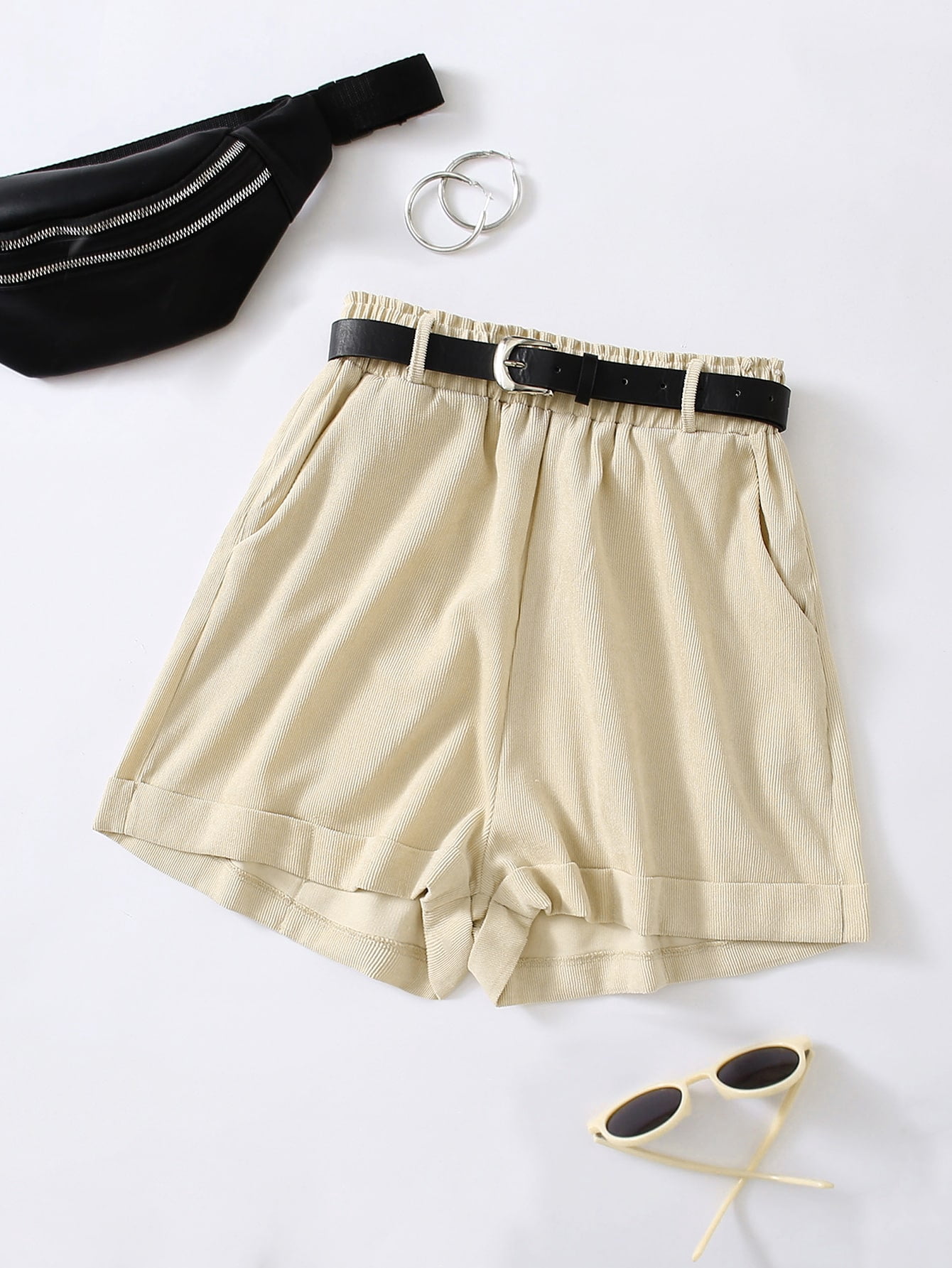 Women's Plus Size Slant Pocket Corduroy 