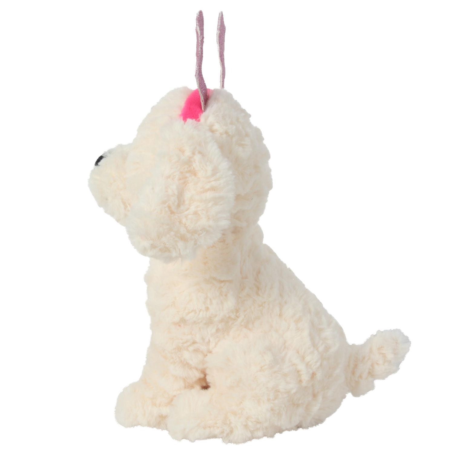 Une façon de célébrer la Saint-Valentin un chien avec un serre-tête en peluche