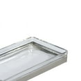 Better Homes & Gardens Rectangular Metal & Glass Vanity Tray, Clear