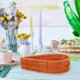 thumbnail image 4 of FUTUREORYY Cesta Tejida De Imitación Rattan Marrón Para Almacenaje De Y Snacks, 4 of 6