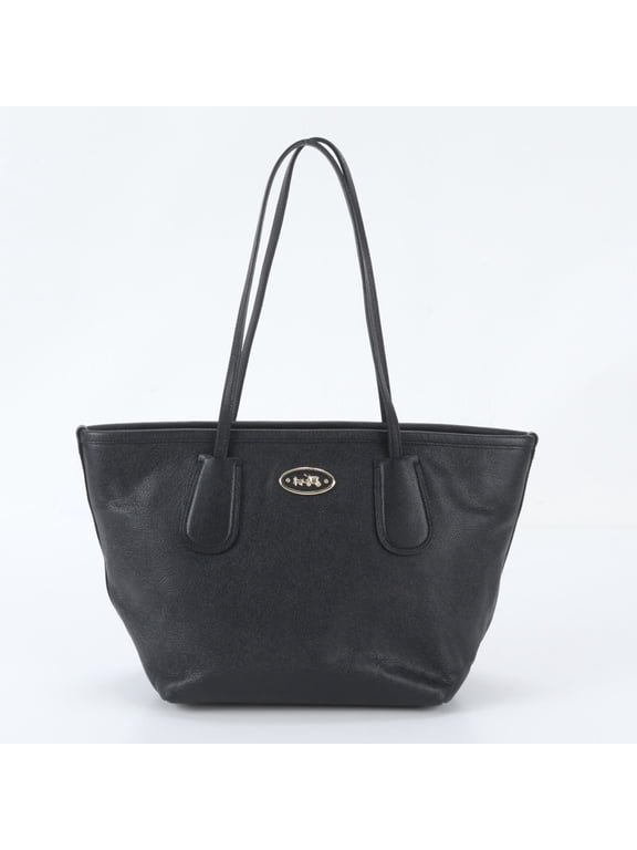 Pre-Owned Coach Horse and Carriage Taxi Zip Tote Bag Shoulder Handbag for Women