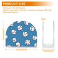 thumbnail image 4 of Yayeee Napkin Holder for Table Kitchen Paper Tissue Organization, Baseballs Pattern, 4 of 8
